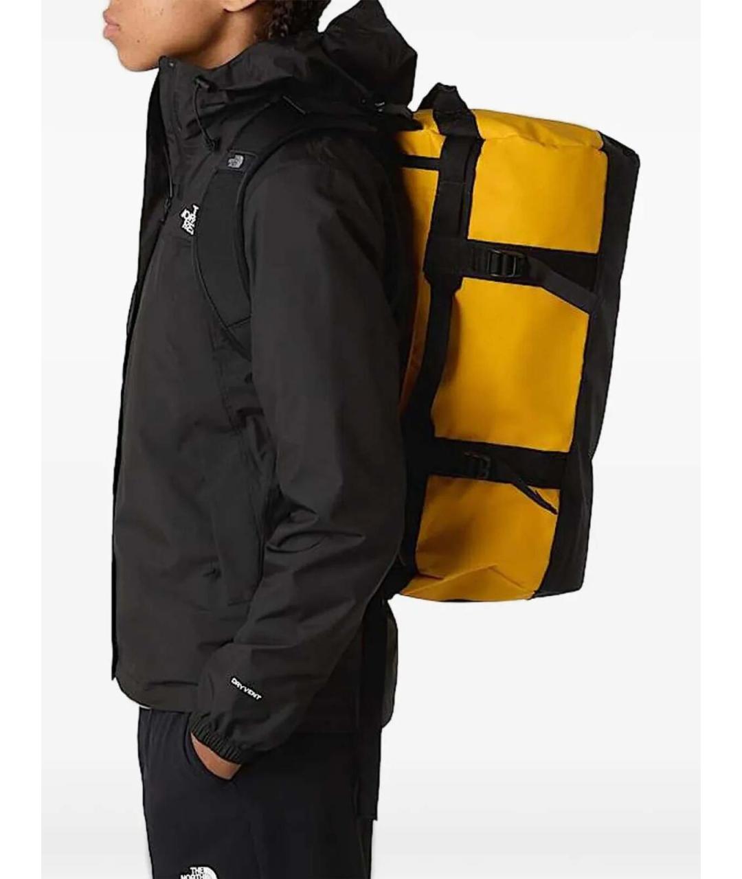 THE NORTH FACE Желтая дорожная/спортивная сумка, фото 3