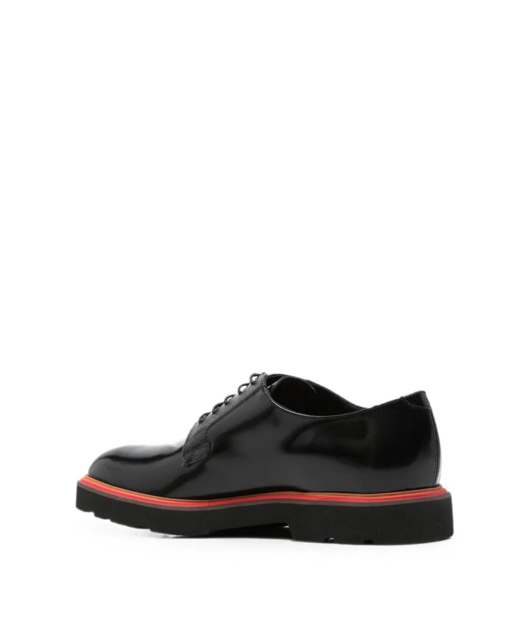 PAUL SMITH Черные кожаные туфли, фото 4