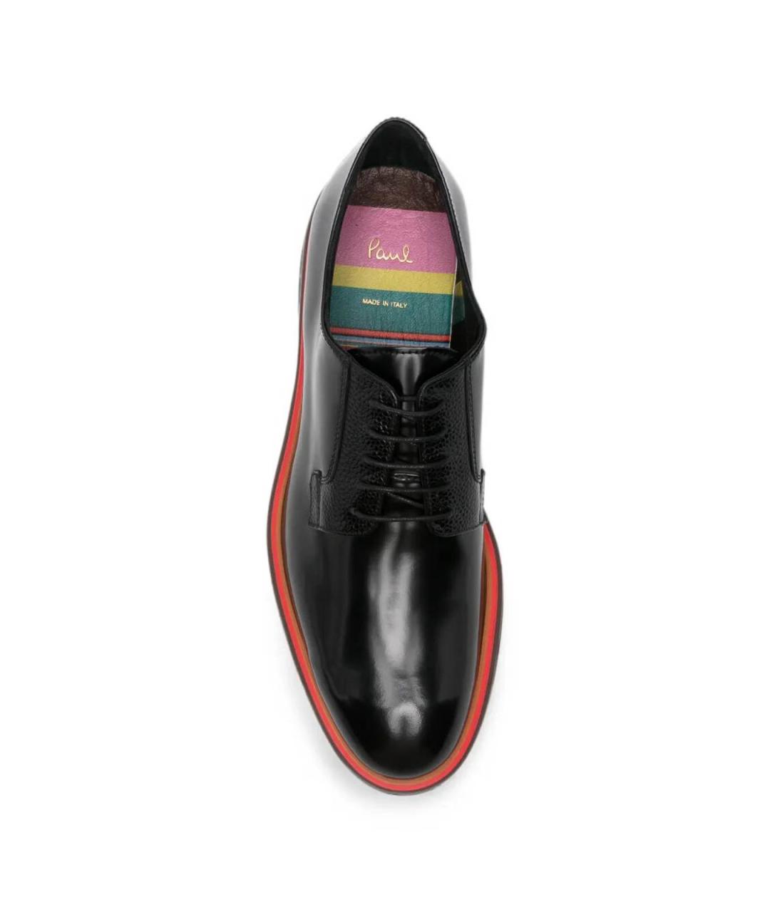 PAUL SMITH Черные кожаные туфли, фото 3
