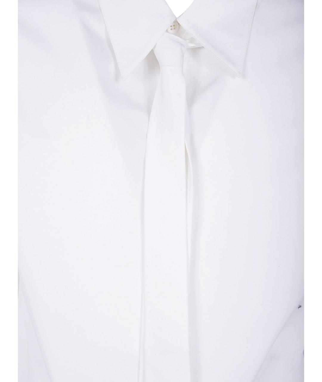 JIL SANDER Белая хлопковая кэжуал рубашка, фото 3