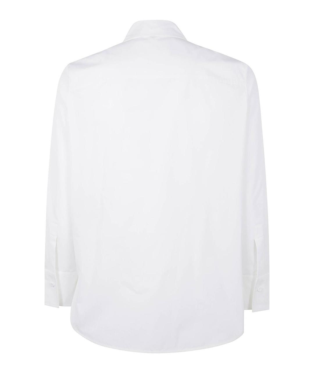 JIL SANDER Белая хлопковая рубашка, фото 2