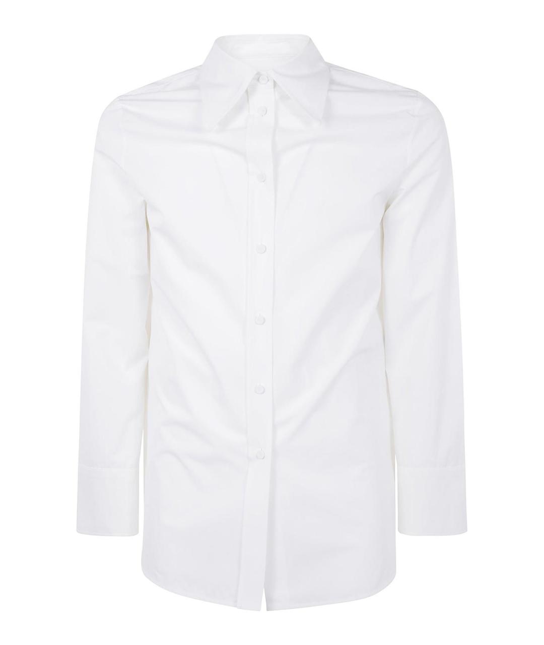 JIL SANDER Белая хлопковая рубашка, фото 1