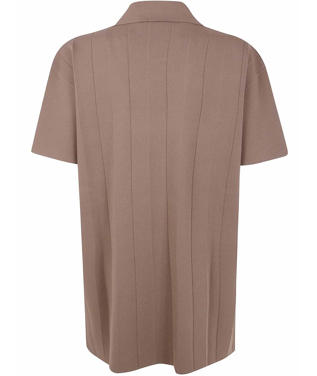 MAX MARA Коричневый вискозный джемпер / свитер, фото 2