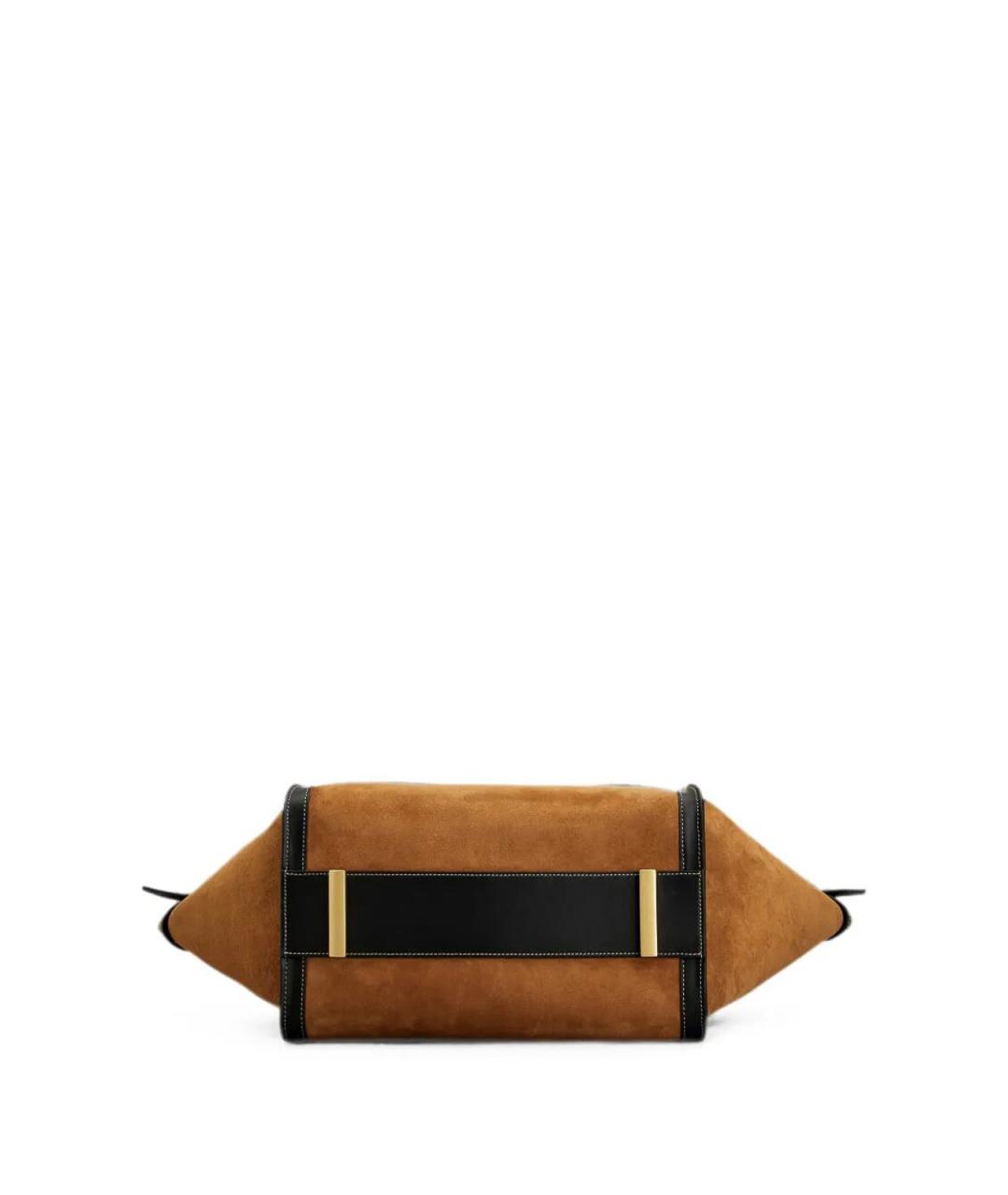 TOD'S Коричневая кожаная сумка тоут, фото 5