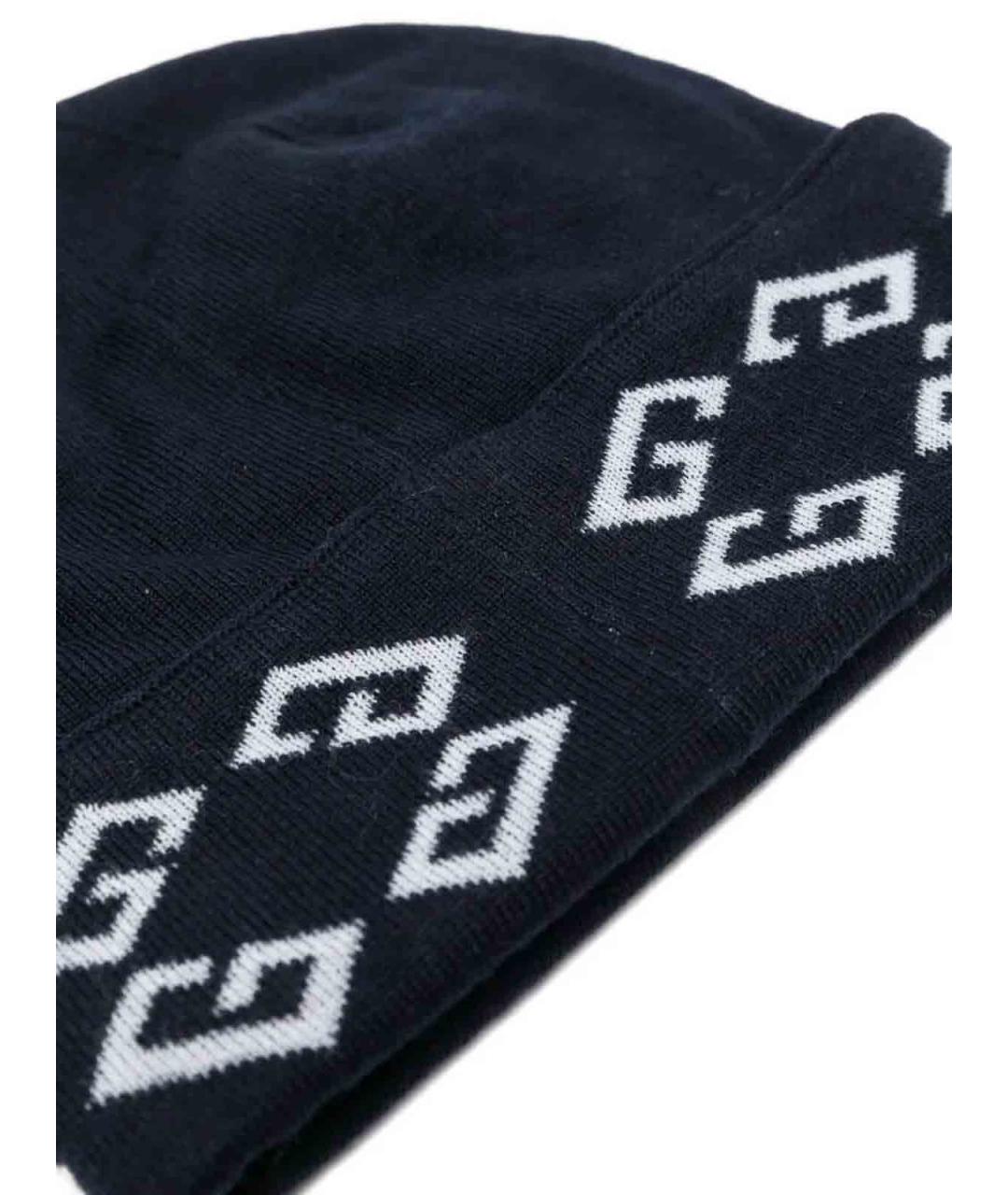 GIVENCHY Синяя шерстяная шапка, фото 2