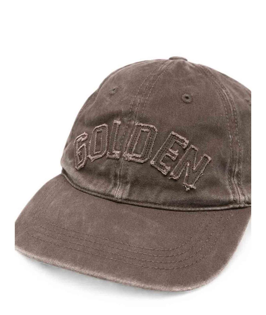 GOLDEN GOOSE Коричневая хлопковая кепка/бейсболка, фото 3