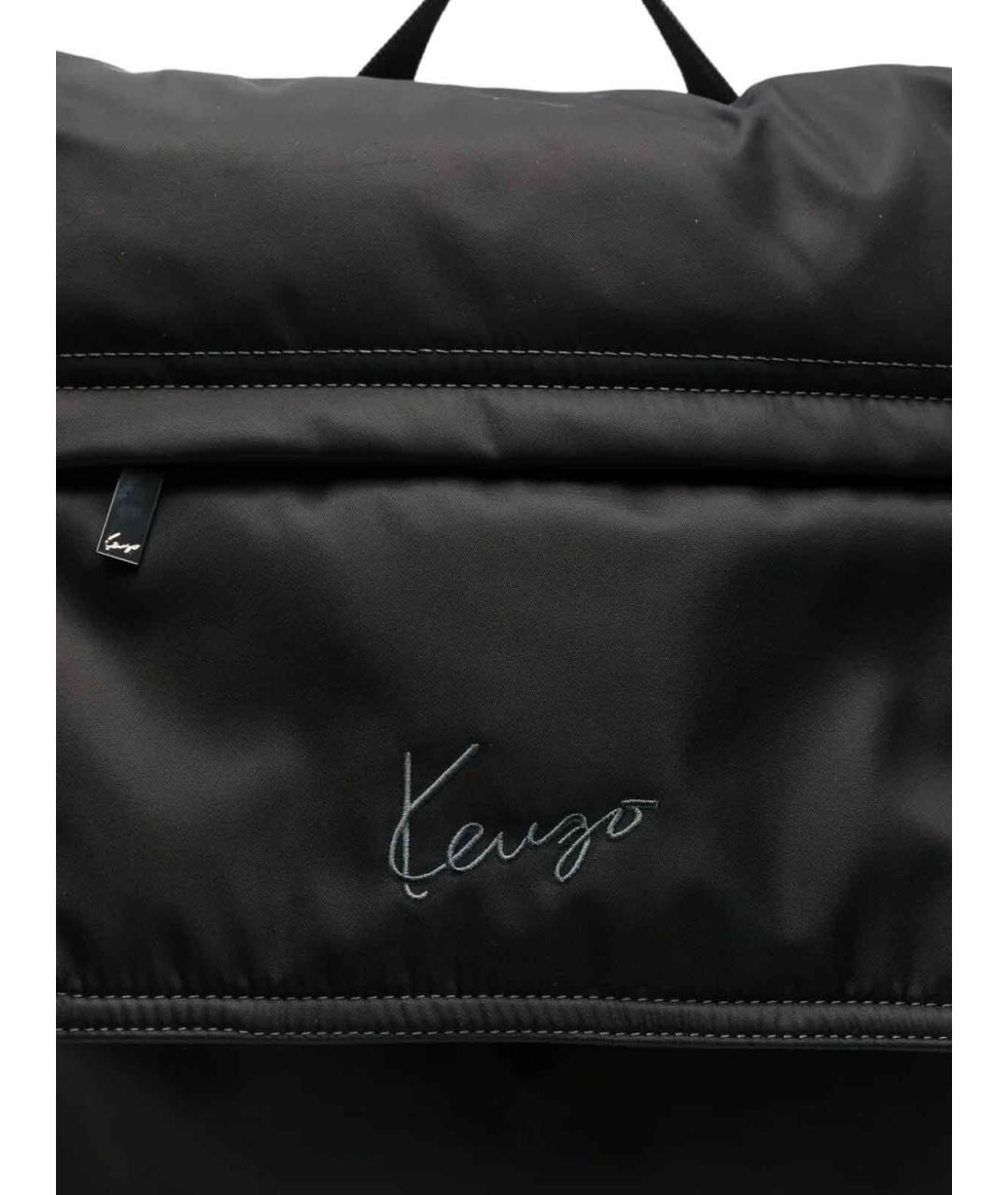 KENZO Черный синтетический рюкзак, фото 4