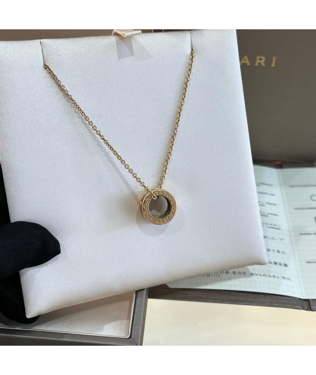 BVLGARI Золотая подвеска из розового золота, фото 2