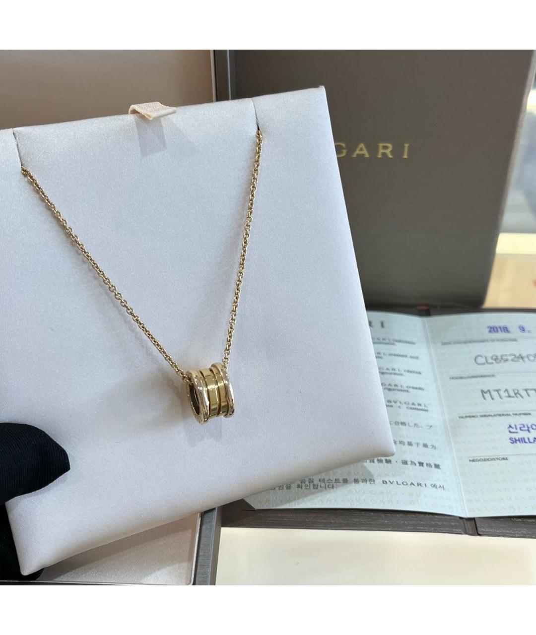 BVLGARI Золотая подвеска из розового золота, фото 6