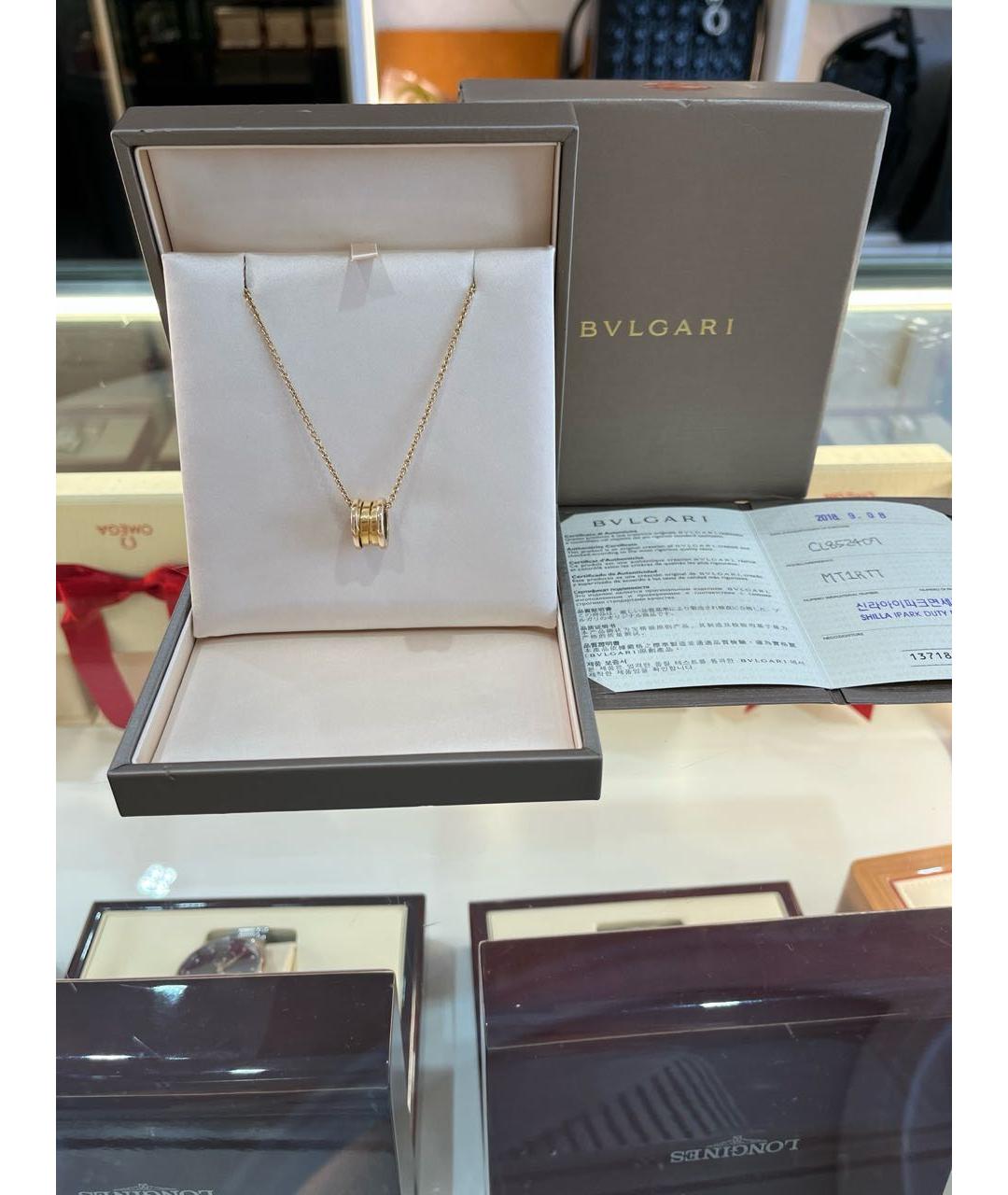 BVLGARI Золотая подвеска из розового золота, фото 5