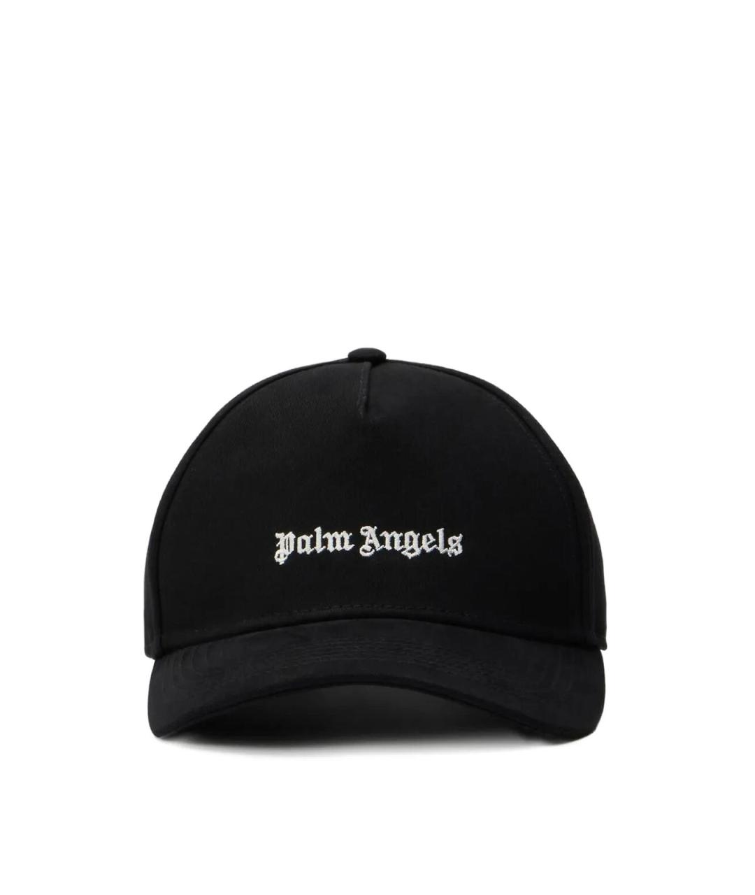 PALM ANGELS Черная хлопковая кепка/бейсболка, фото 1