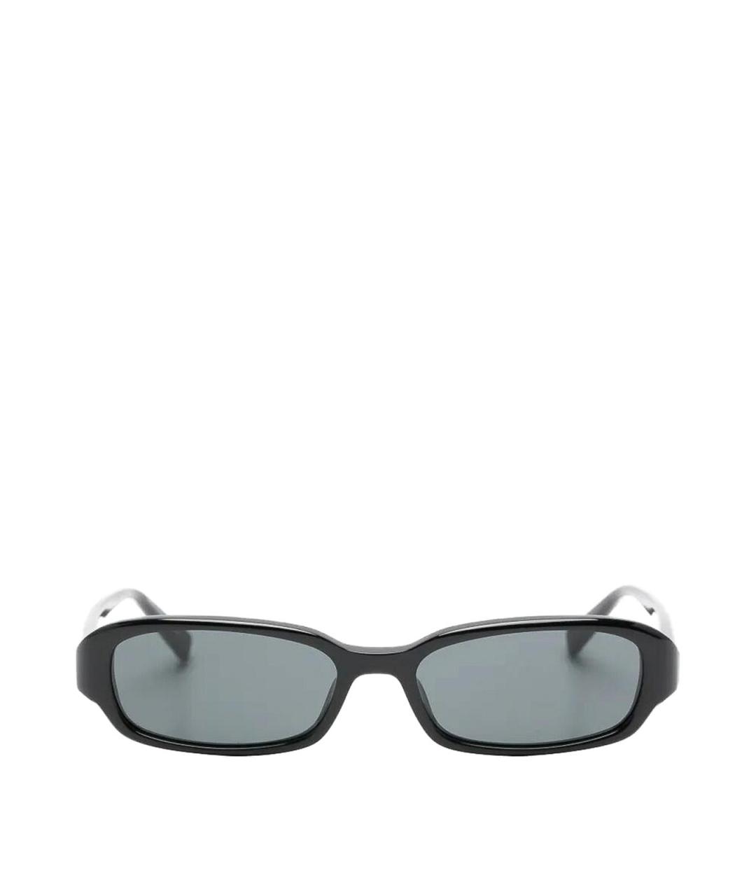 SAINT LAURENT Черные пластиковые солнцезащитные очки, фото 1