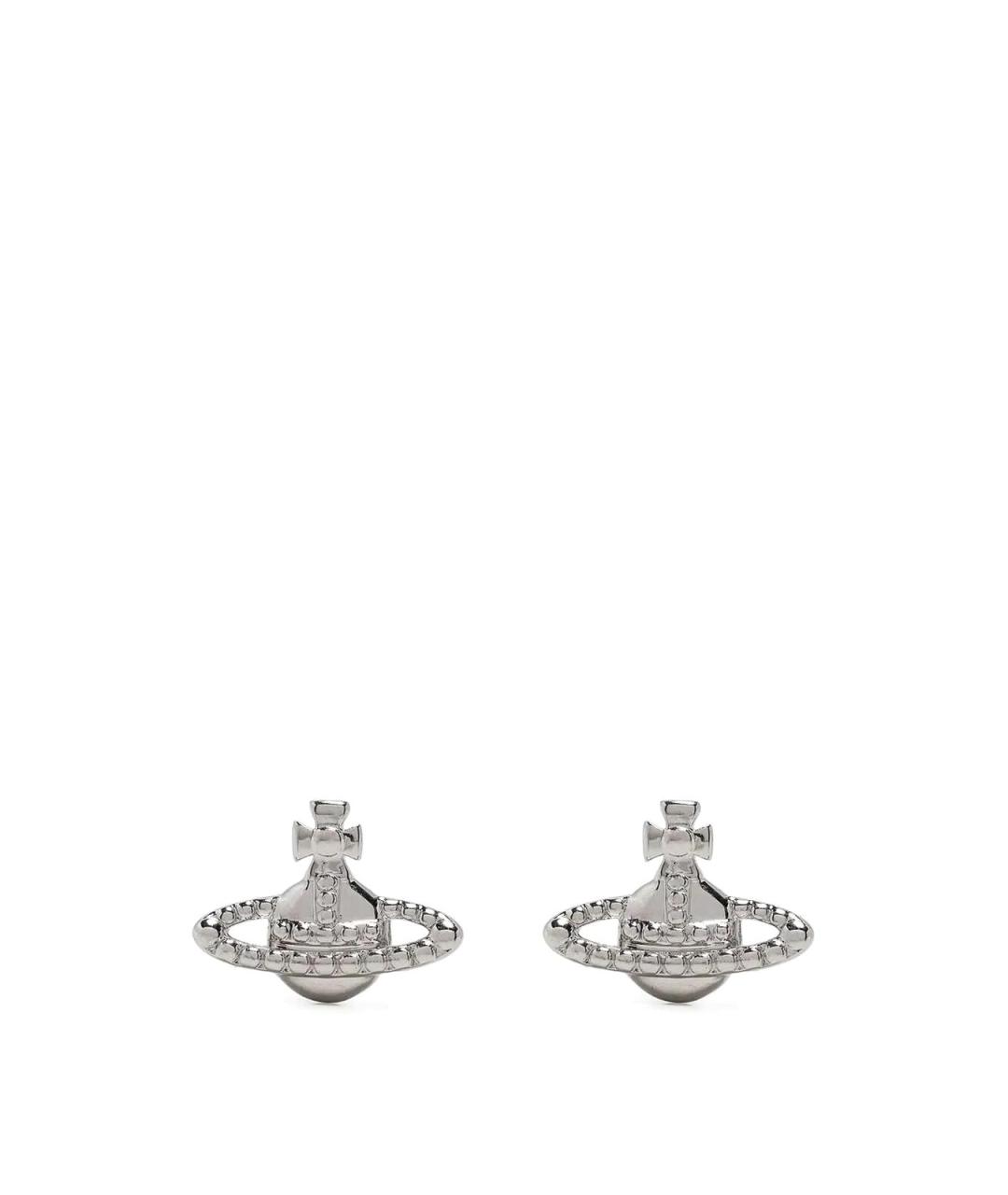 VIVIENNE WESTWOOD Серебряные металлические серьги, фото 1