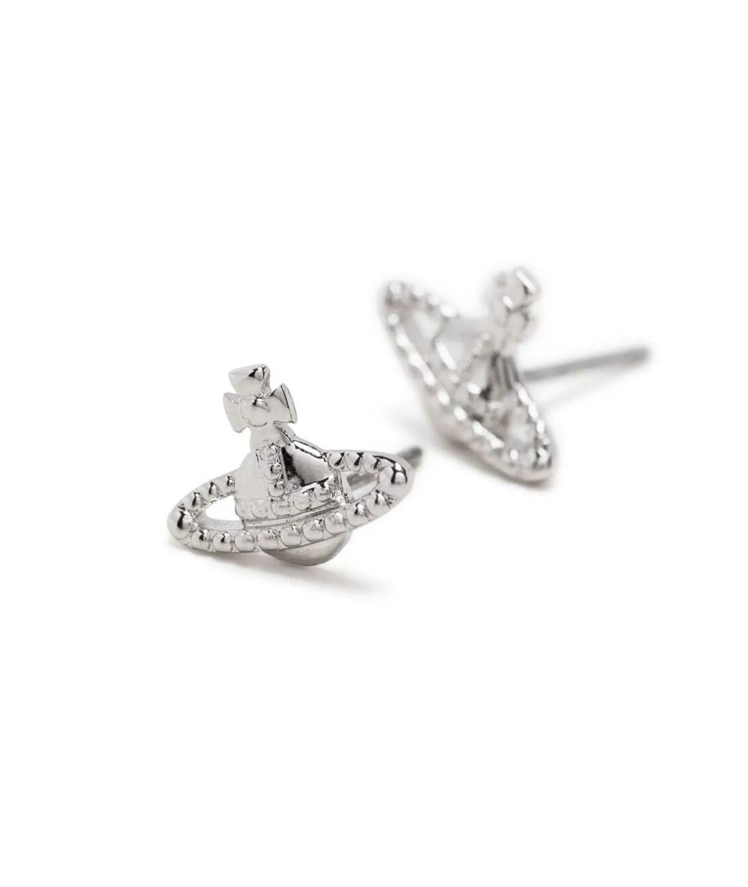 VIVIENNE WESTWOOD Серебряные металлические серьги, фото 2
