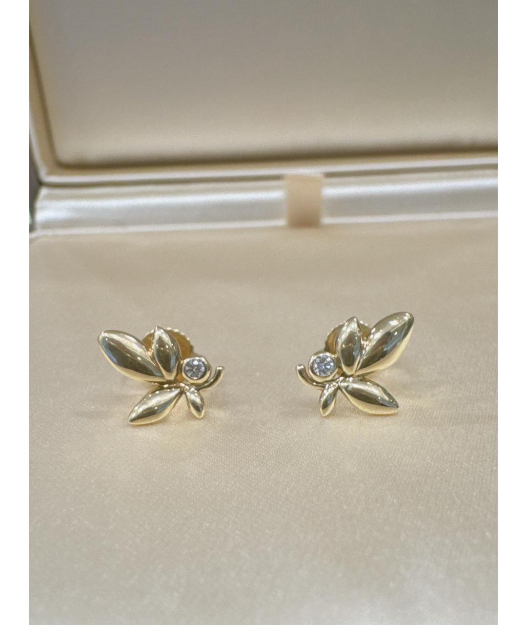 TIFFANY&CO Золотые серьги из желтого золота, фото 7