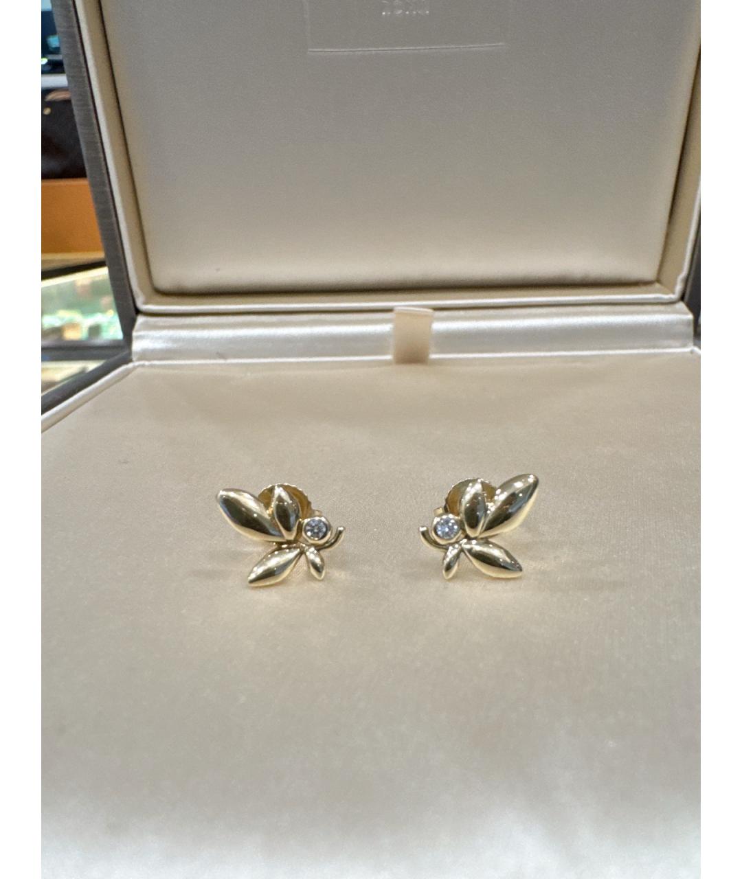 TIFFANY&CO Золотые серьги из желтого золота, фото 2