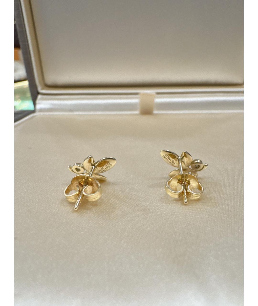 TIFFANY&CO Золотые серьги из желтого золота, фото 4