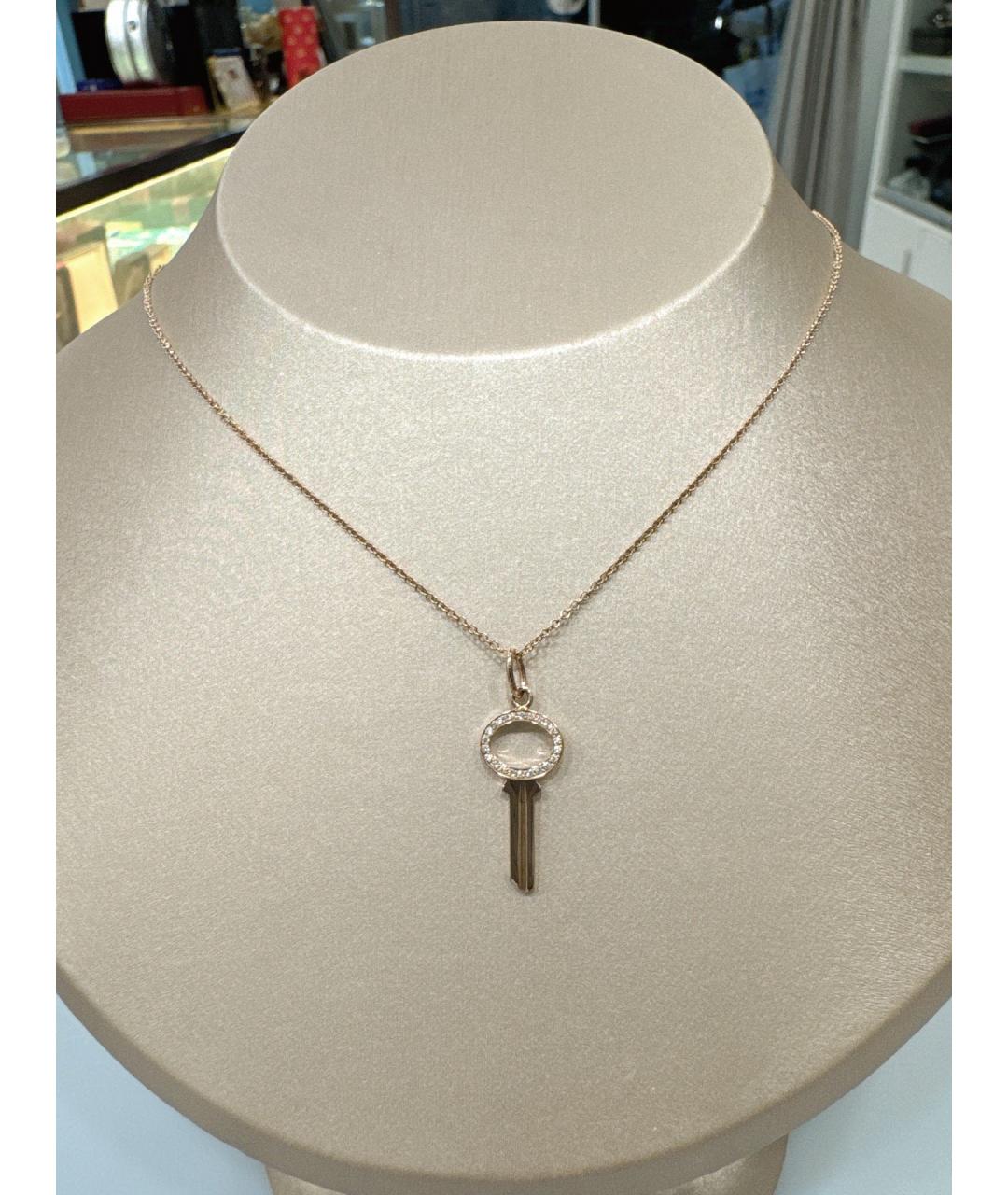 TIFFANY&CO Золотая подвеска из розового золота, фото 2