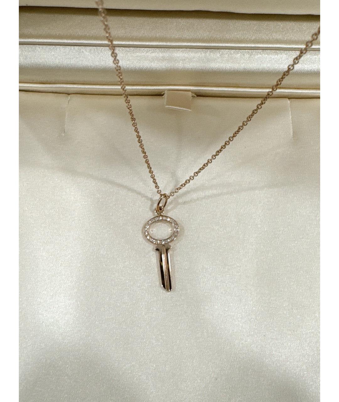 TIFFANY&CO Золотая подвеска из розового золота, фото 5