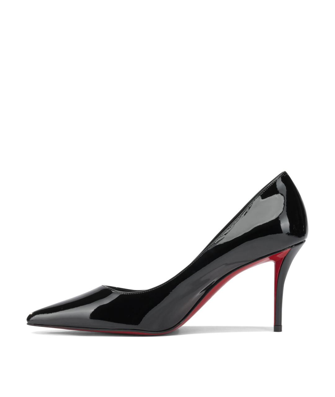 CHRISTIAN LOUBOUTIN Черные туфли из лакированной кожи, фото 3