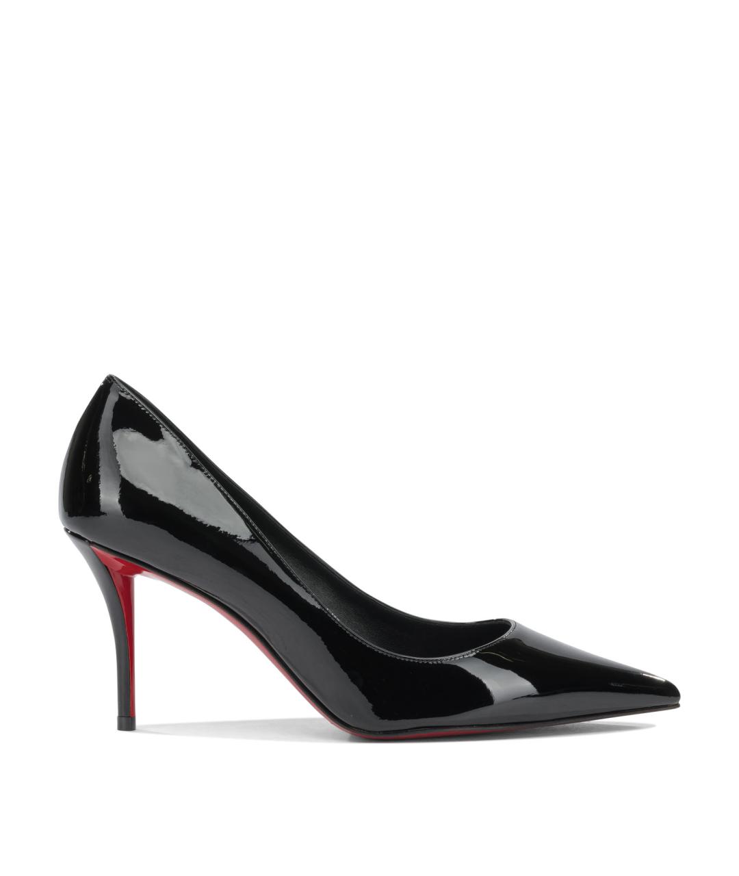 CHRISTIAN LOUBOUTIN Черные туфли из лакированной кожи, фото 1