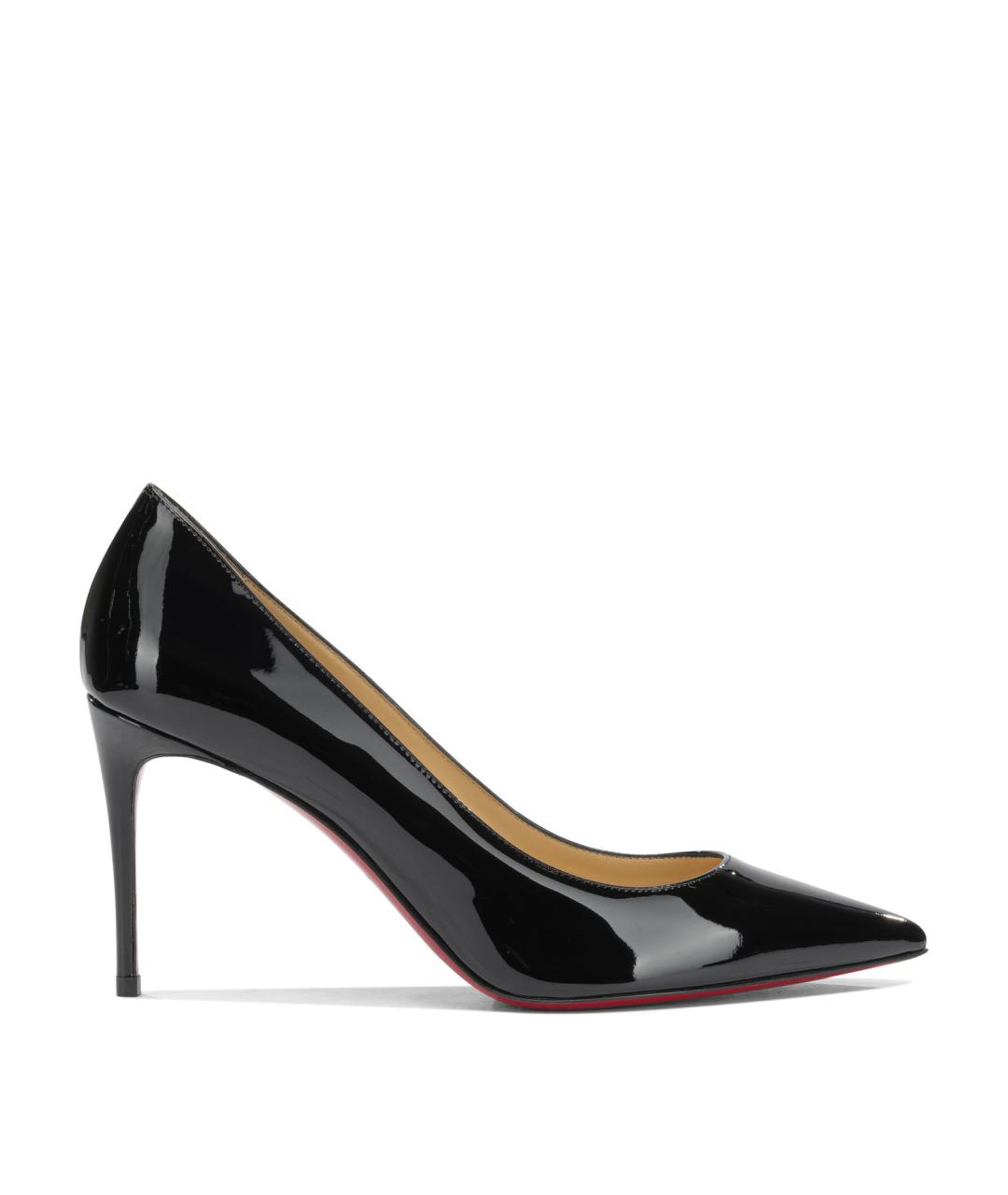 CHRISTIAN LOUBOUTIN Черные туфли из лакированной кожи, фото 1