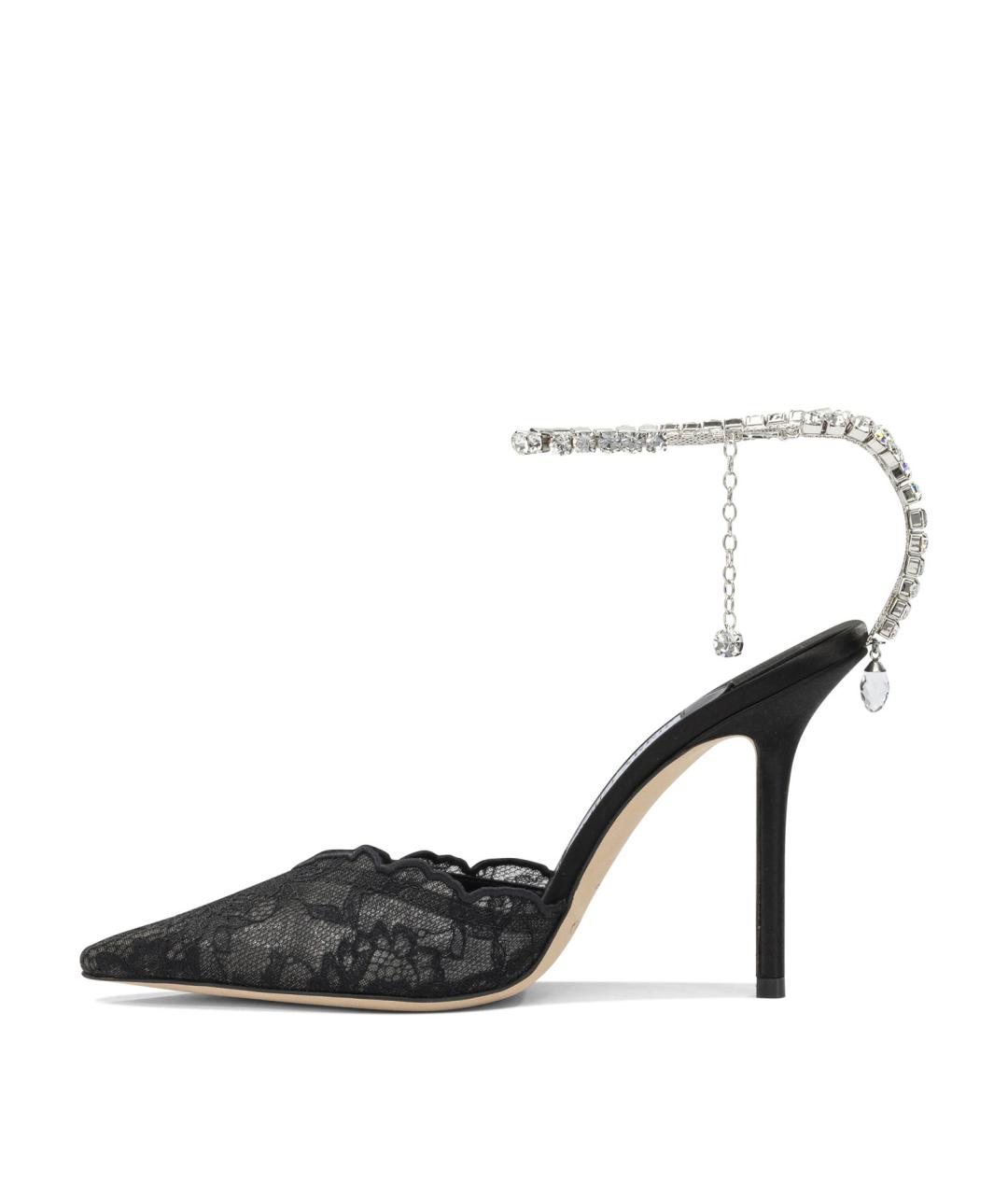 JIMMY CHOO Черные текстильные туфли, фото 3