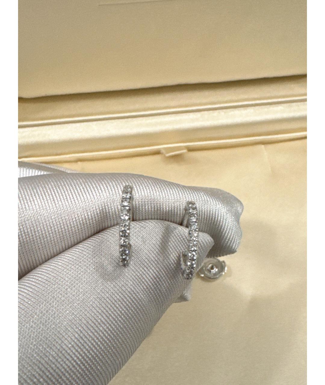 TIFFANY&CO Серебряные серьги из белого золота, фото 5
