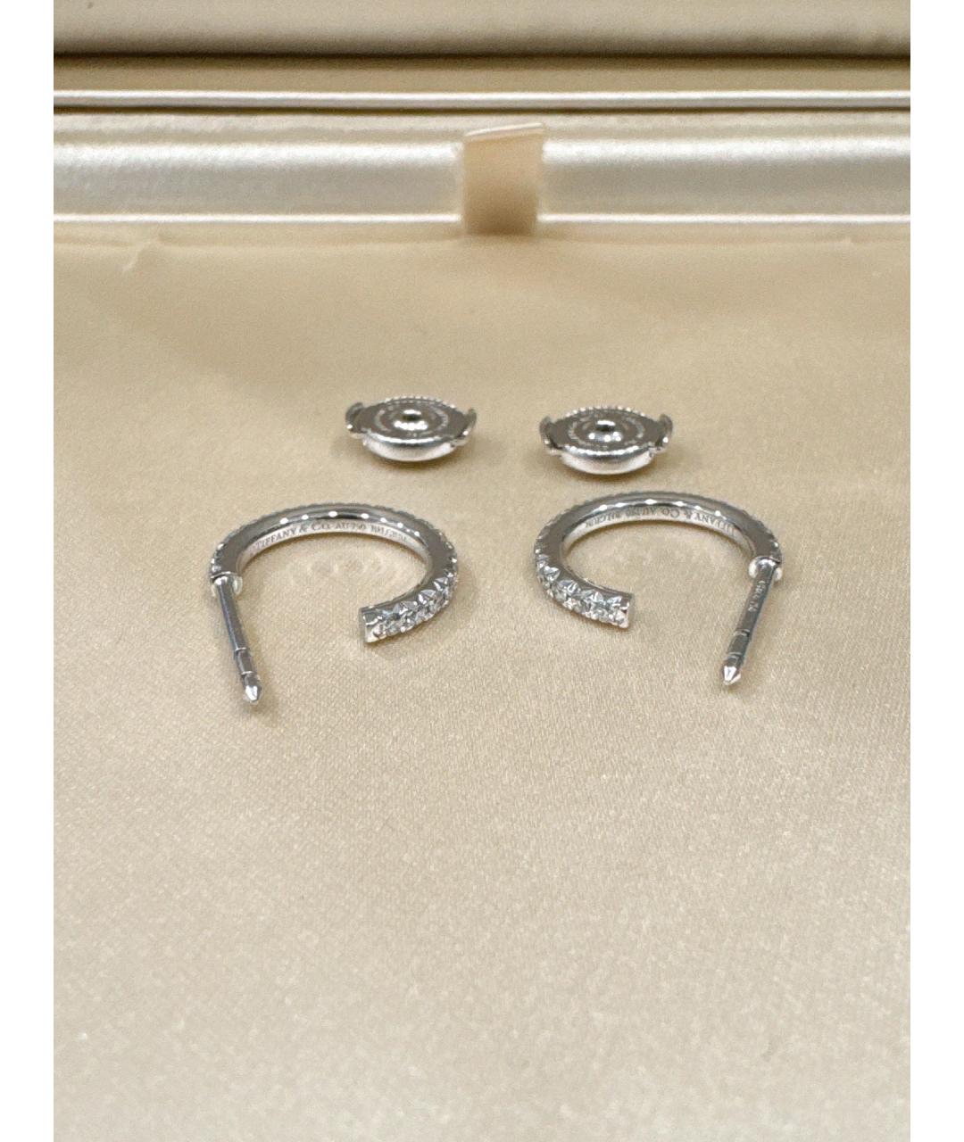 TIFFANY&CO Серебряные серьги из белого золота, фото 3