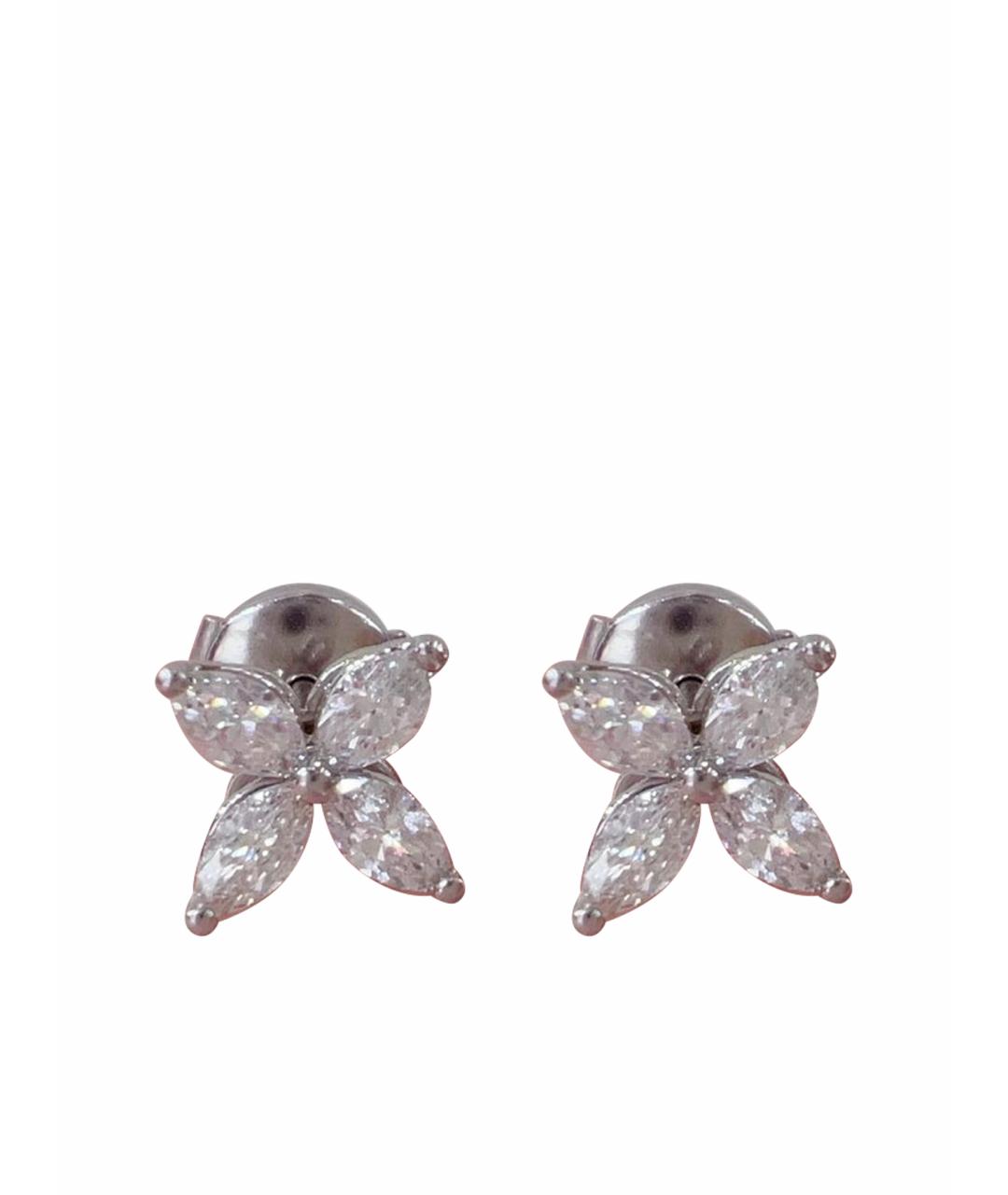 TIFFANY&CO Серебряные серьги из белого золота, фото 1