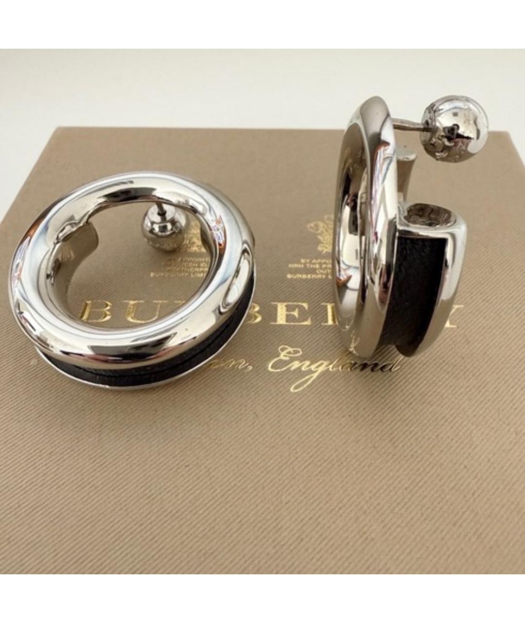 BURBERRY Серебряные серьги, фото 4