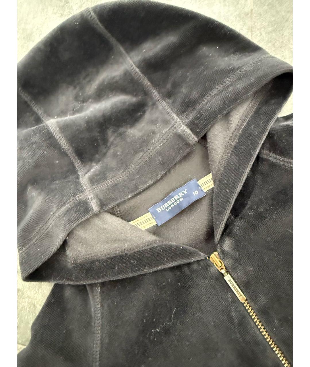 BURBERRY Черная хлопковая рубашка/блузка, фото 2