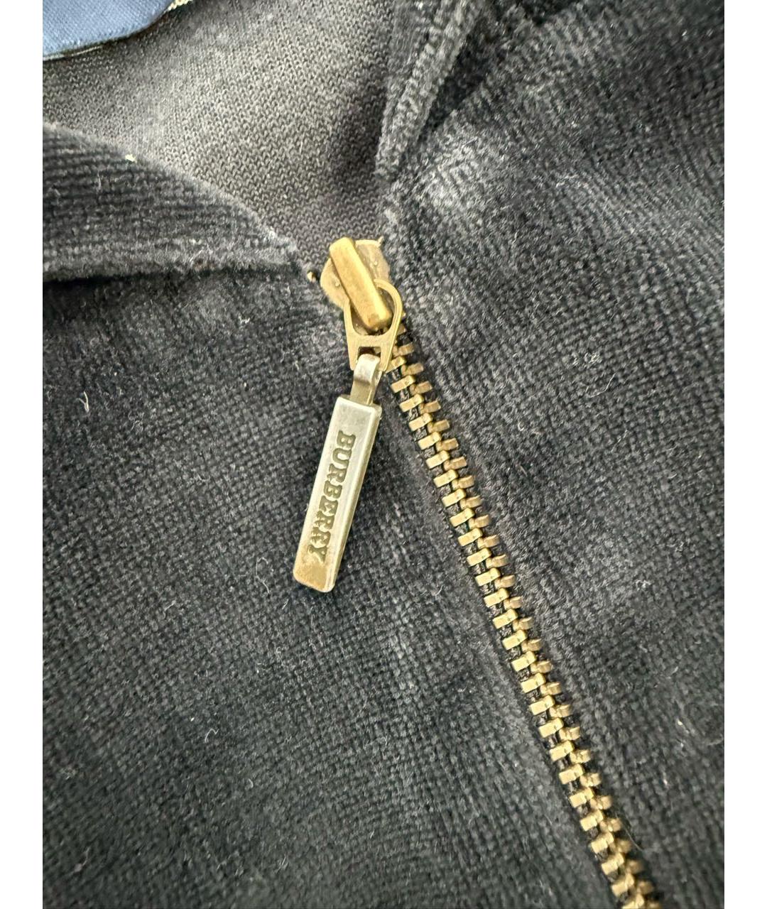 BURBERRY Черная хлопковая рубашка/блузка, фото 3