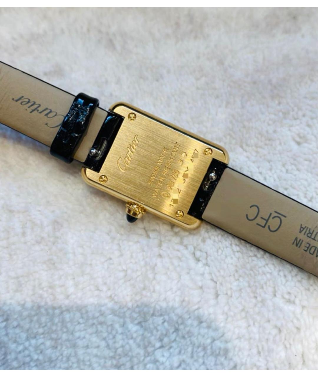 CARTIER Золотые часы из желтого золота, фото 7