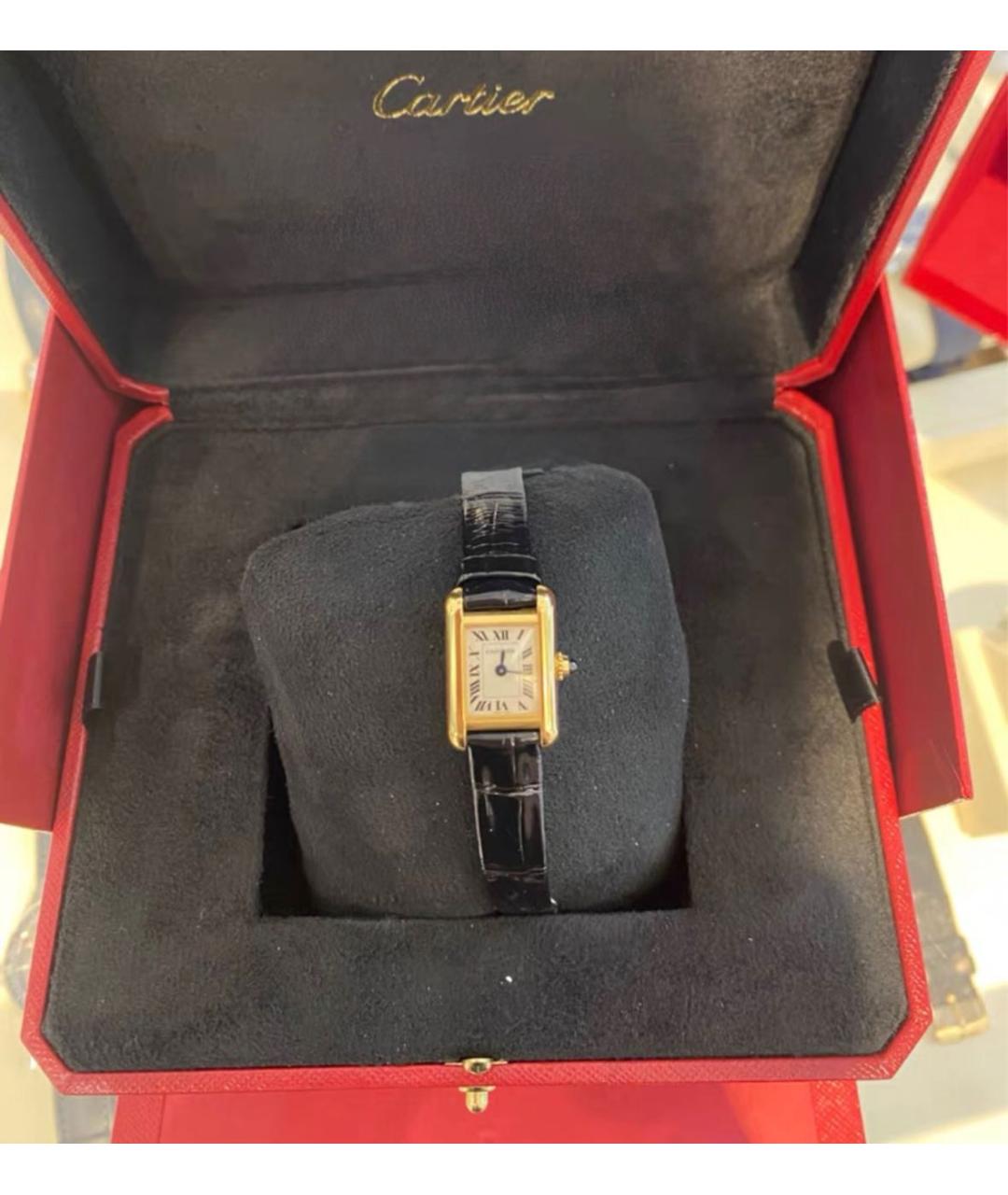 CARTIER Золотые часы из желтого золота, фото 2
