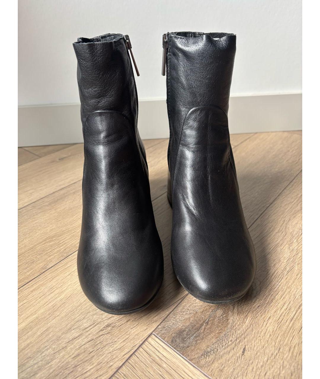 JEFFREY CAMPBELL Черные кожаные ботильоны, фото 2