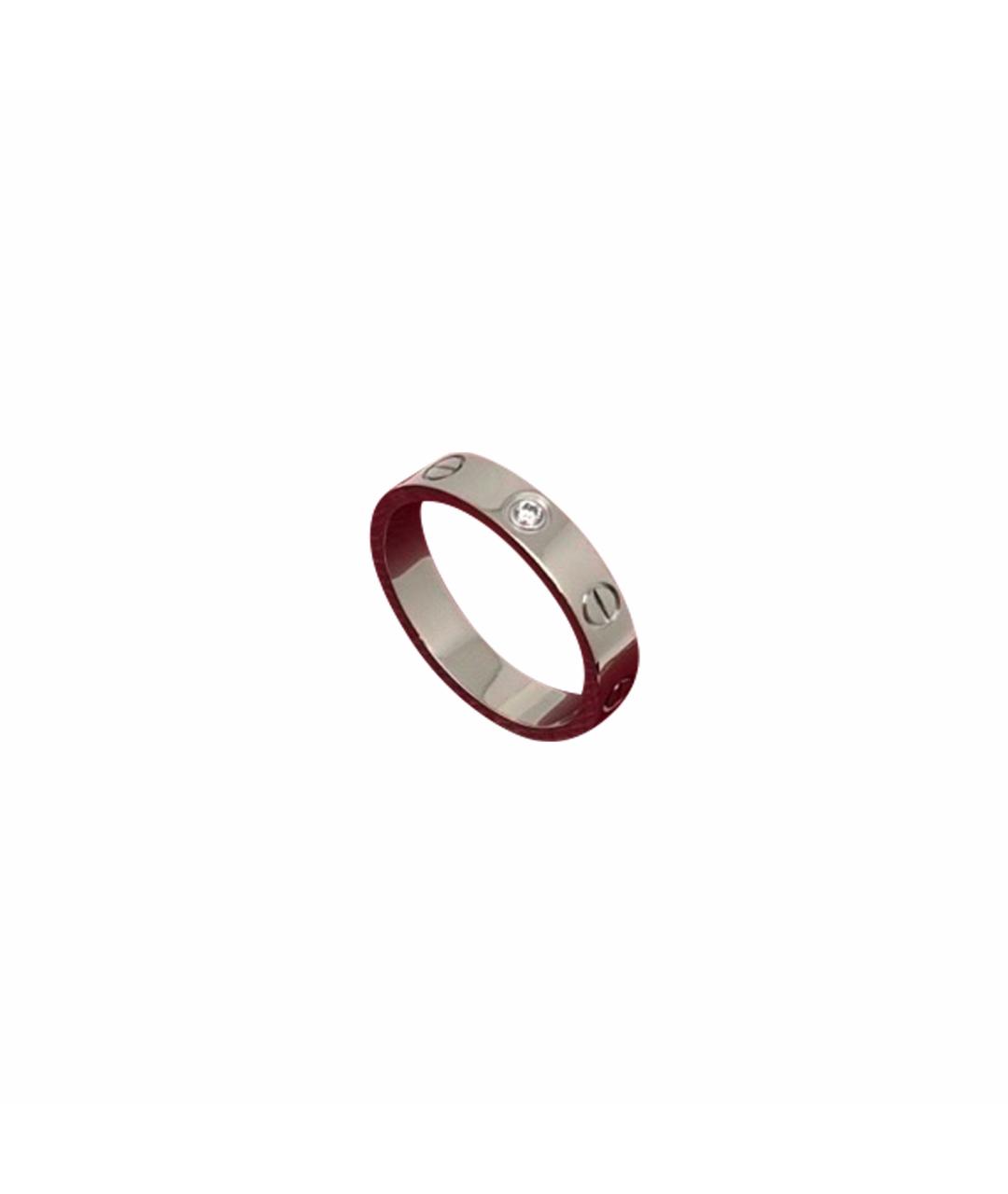 CARTIER Серебряное кольцо из белого золота, фото 1