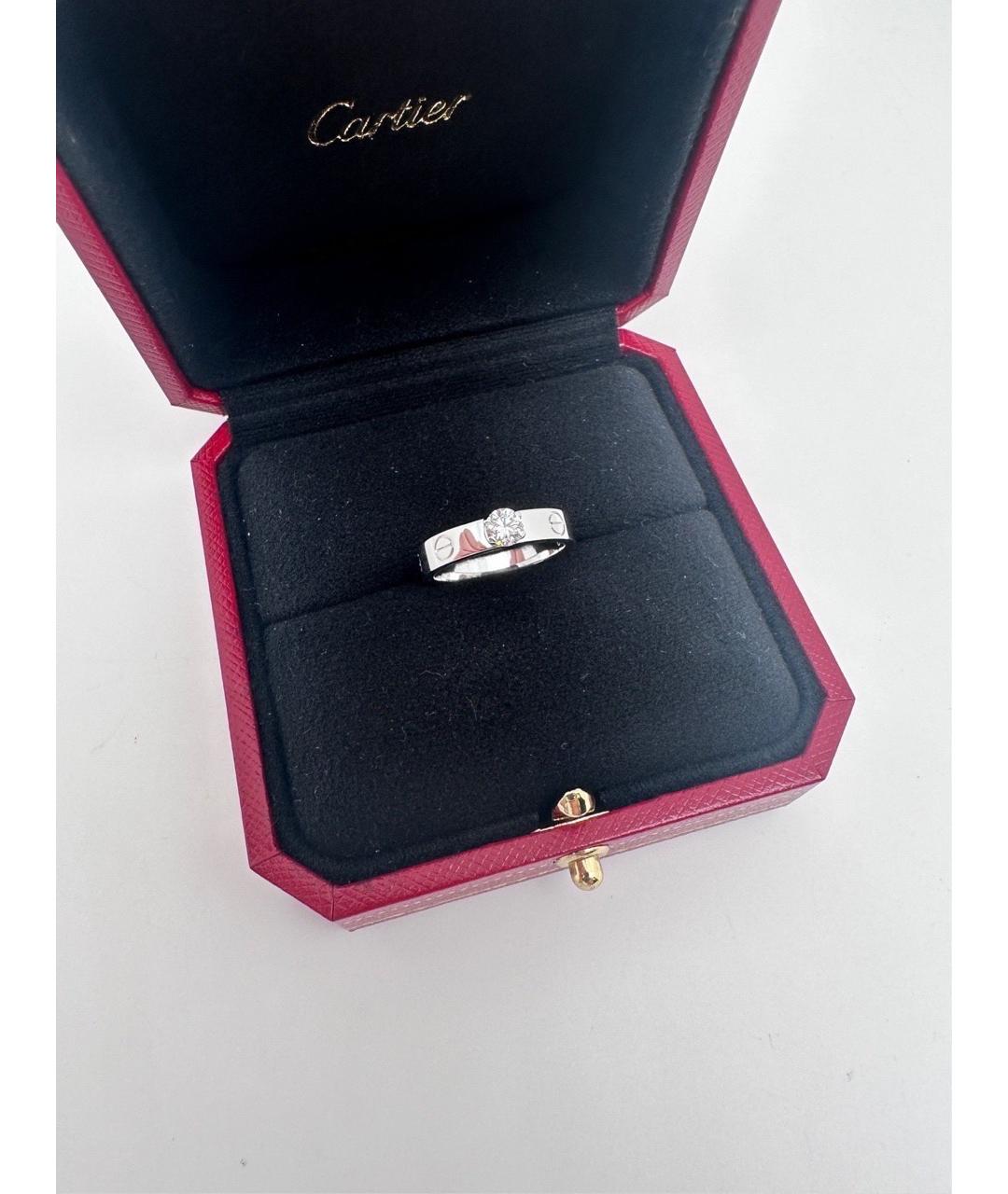 CARTIER Серебряное кольцо из белого золота, фото 6