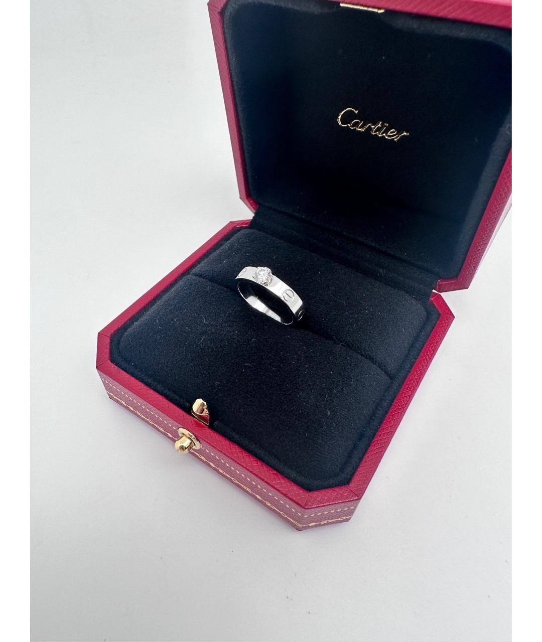 CARTIER Серебряное кольцо из белого золота, фото 4