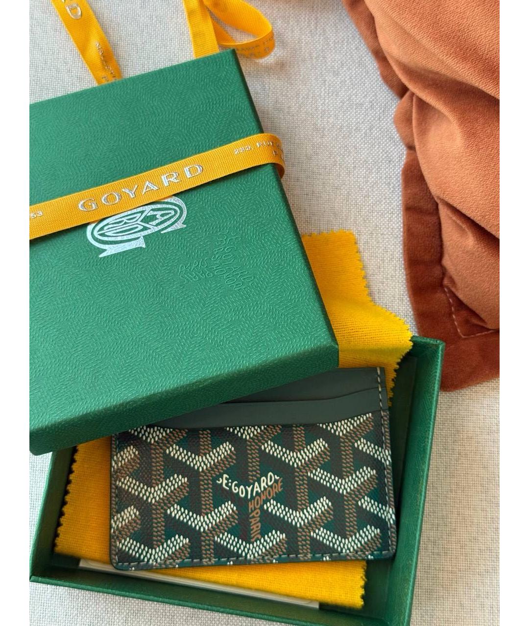 GOYARD Кожаный кардхолдер, фото 4