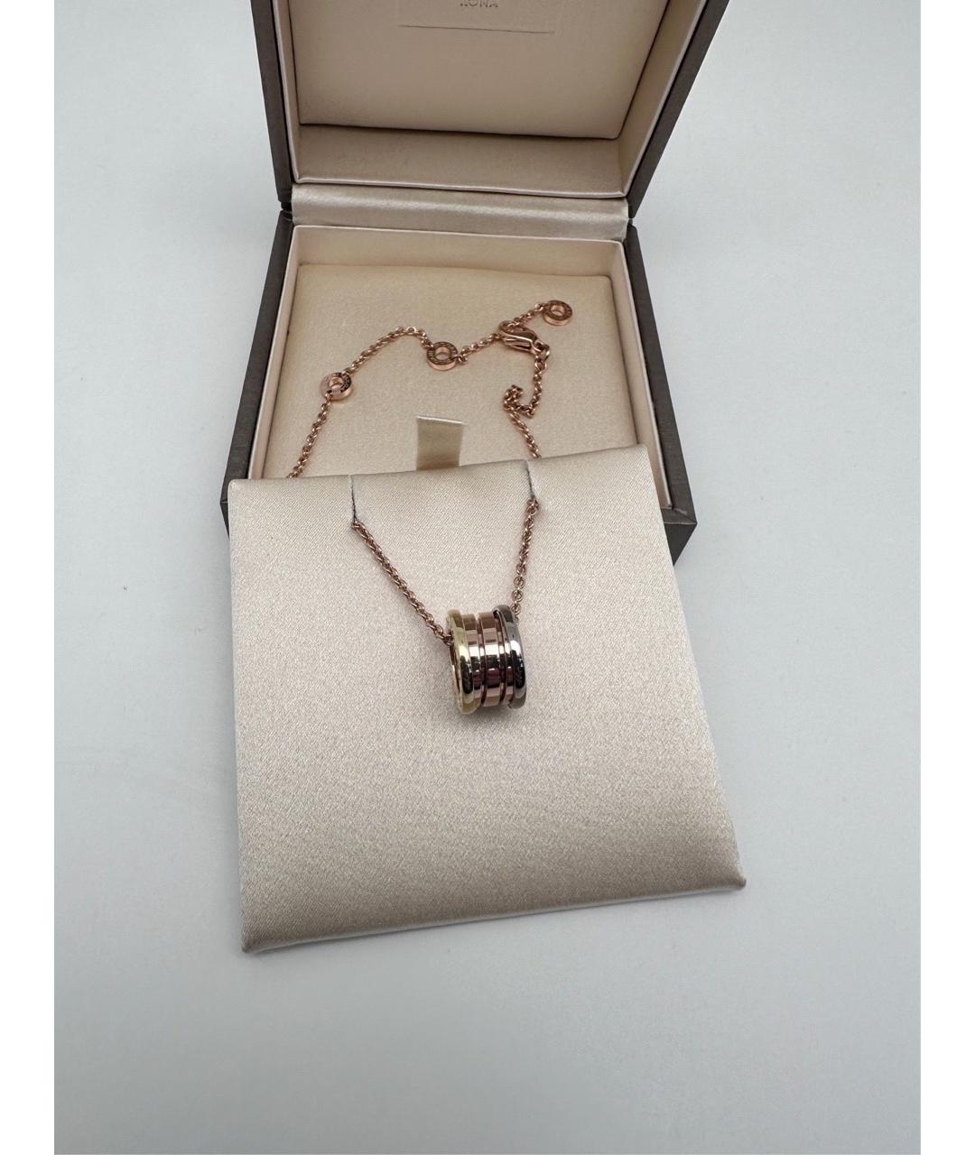 BVLGARI Золотая подвеска из розового золота, фото 5