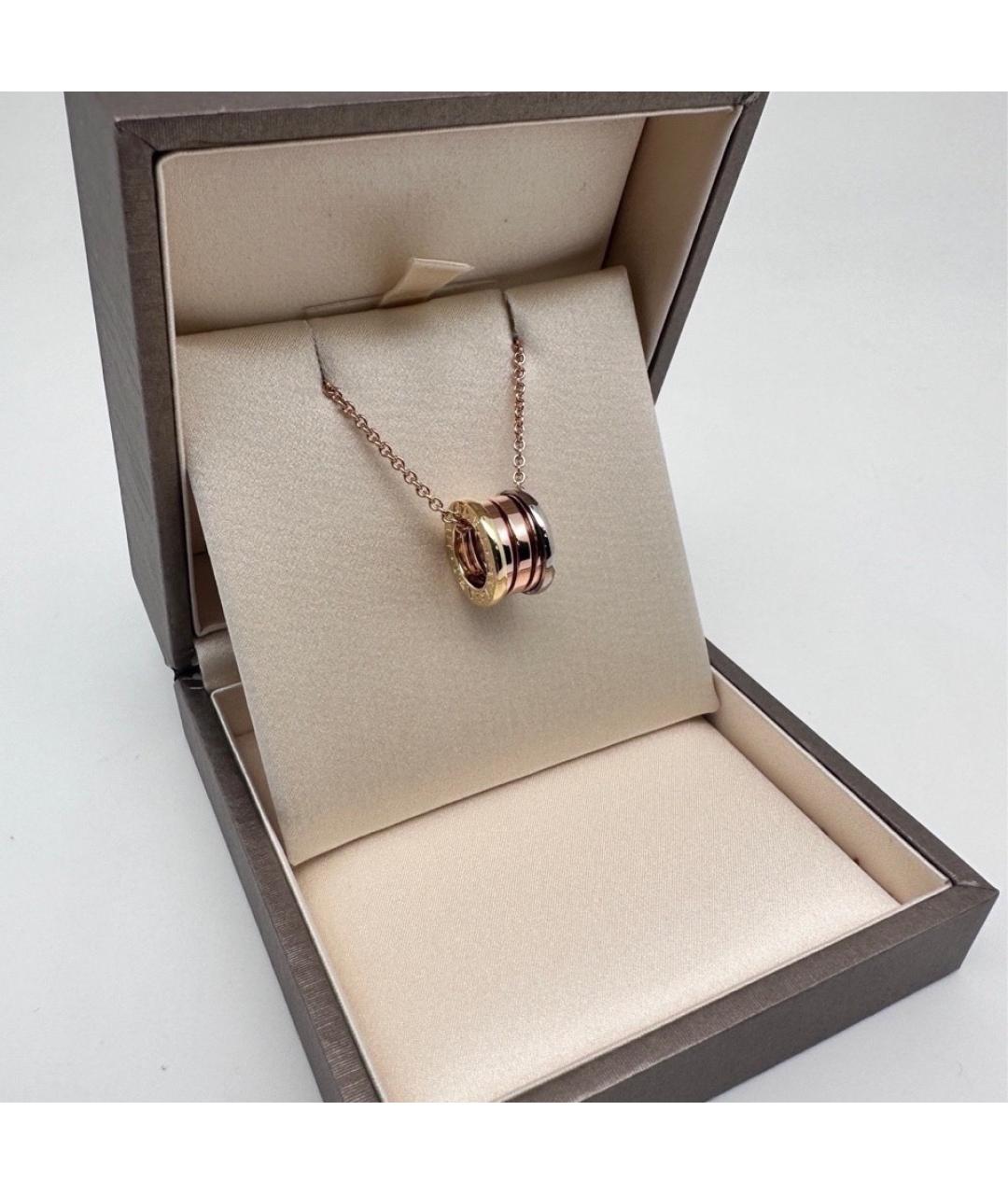 BVLGARI Золотая подвеска из розового золота, фото 3