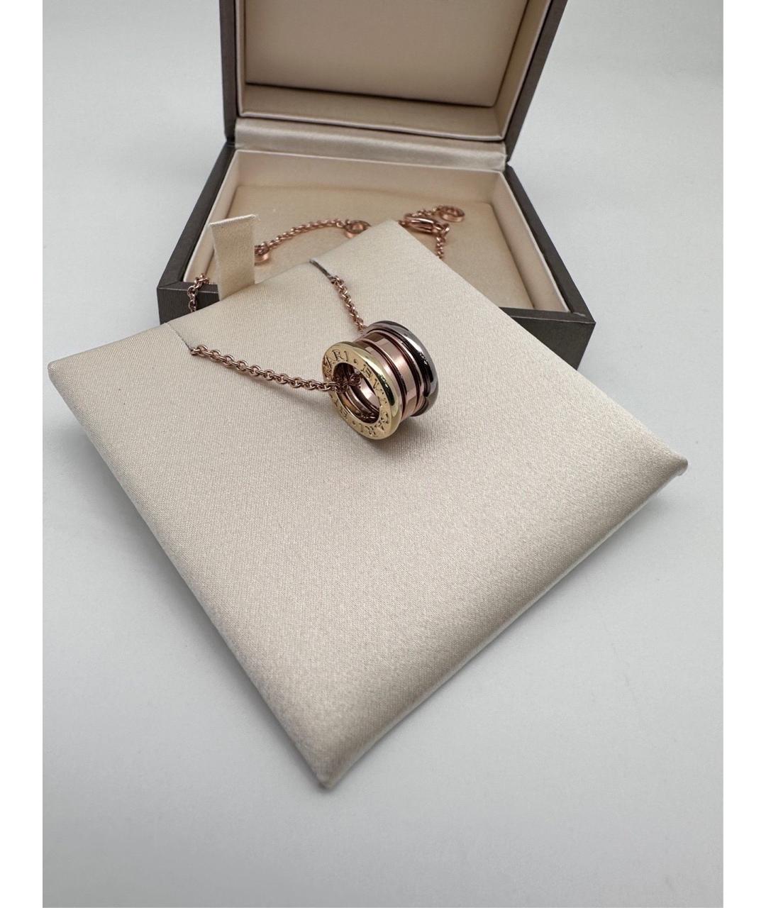 BVLGARI Золотая подвеска из розового золота, фото 6
