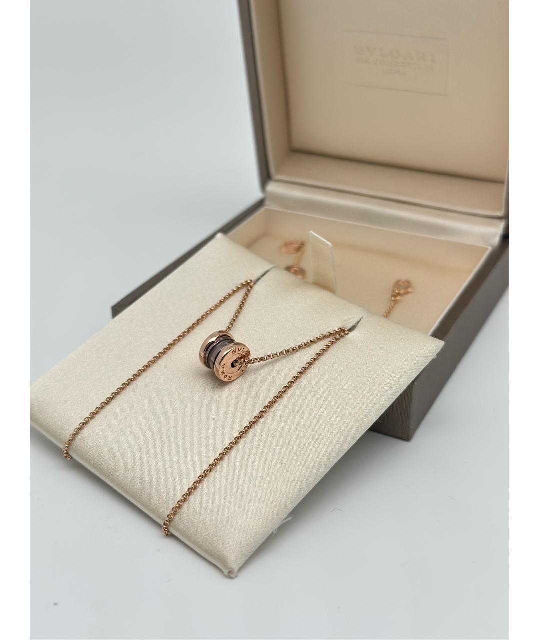 BVLGARI Золотой кулон из розового золота, фото 6