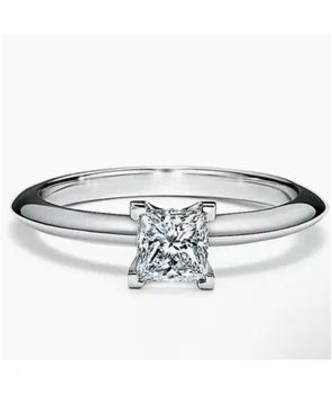 TIFFANY&CO Белое платиновое кольцо, фото 5