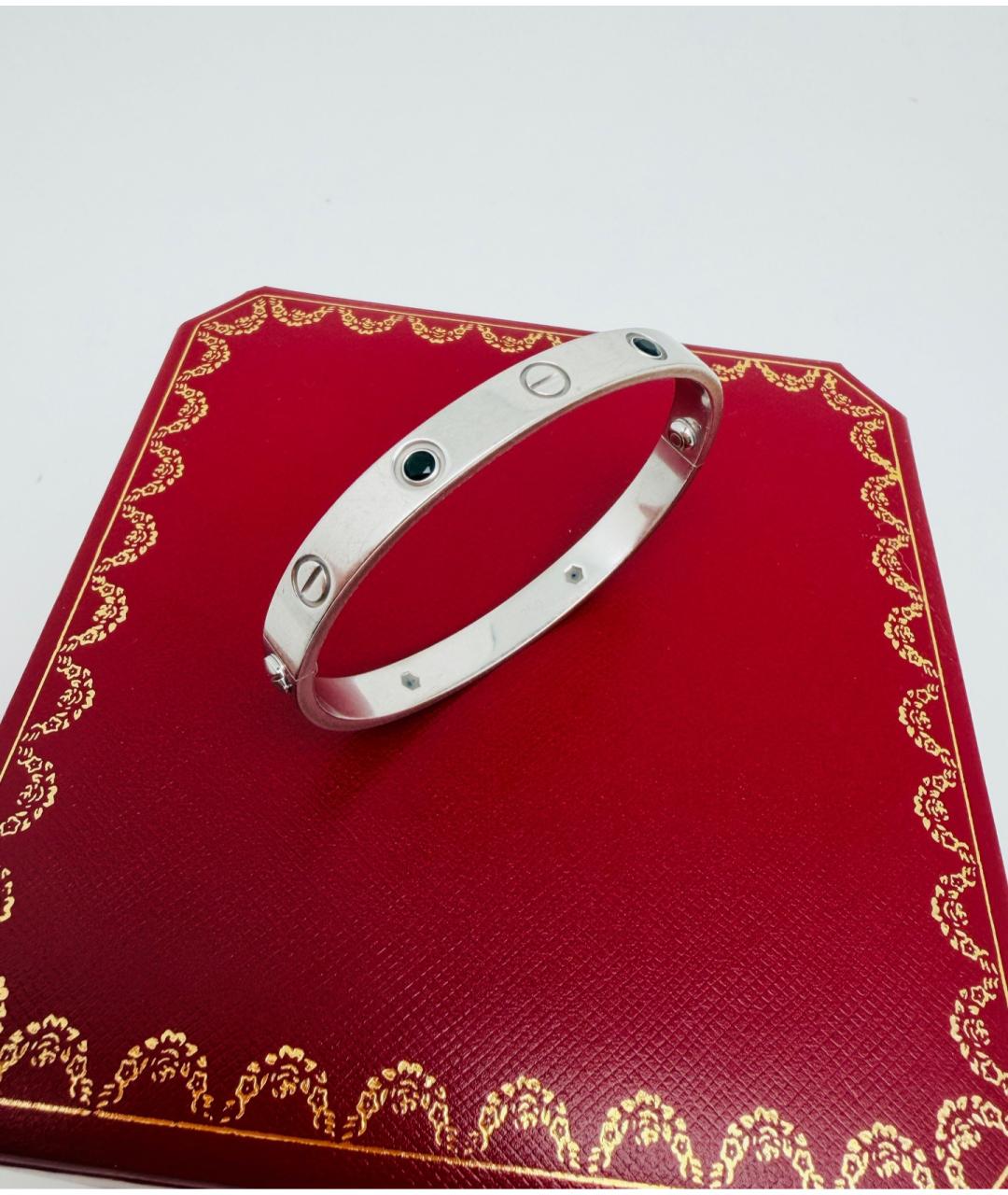 CARTIER Серебряный браслет из белого золота, фото 5