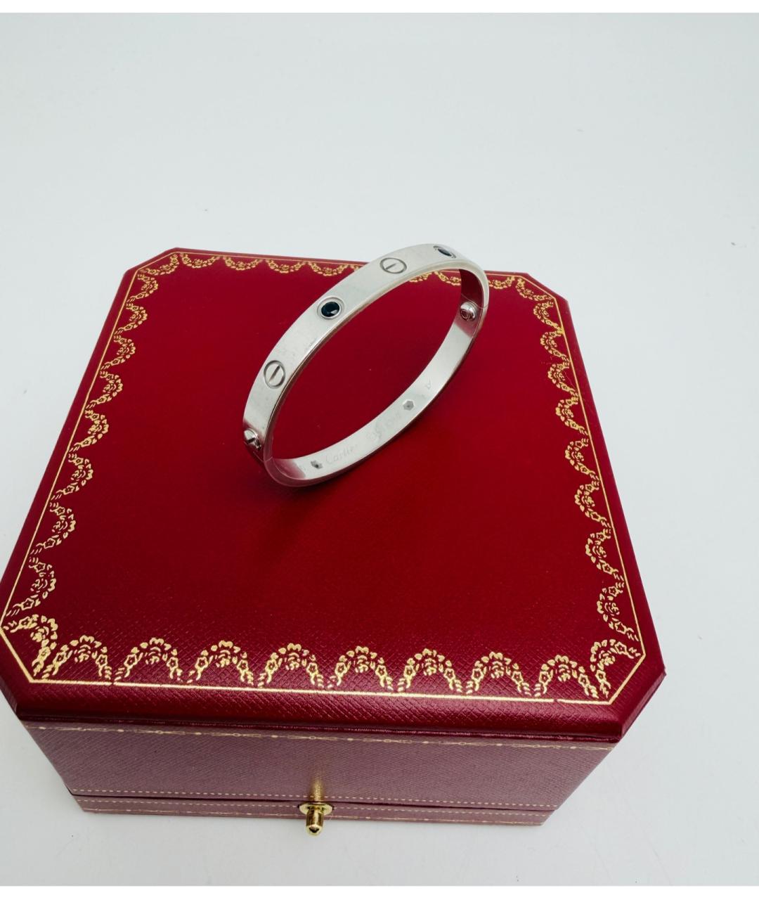 CARTIER Серебряный браслет из белого золота, фото 3
