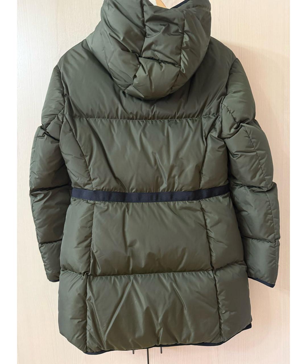 MONCLER Хаки пуховик, фото 4