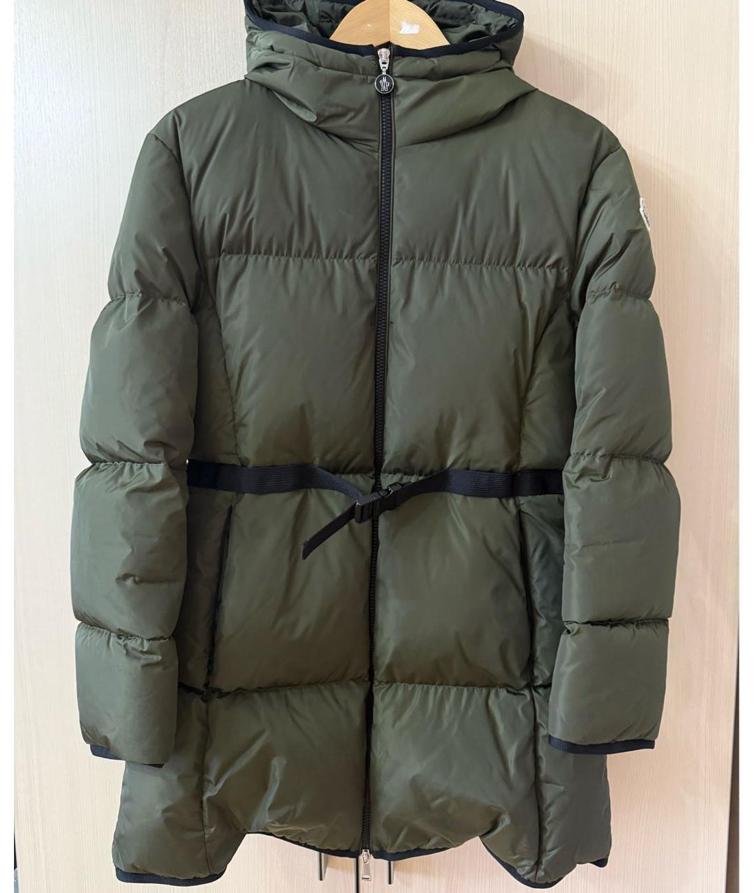 MONCLER Хаки пуховик, фото 9