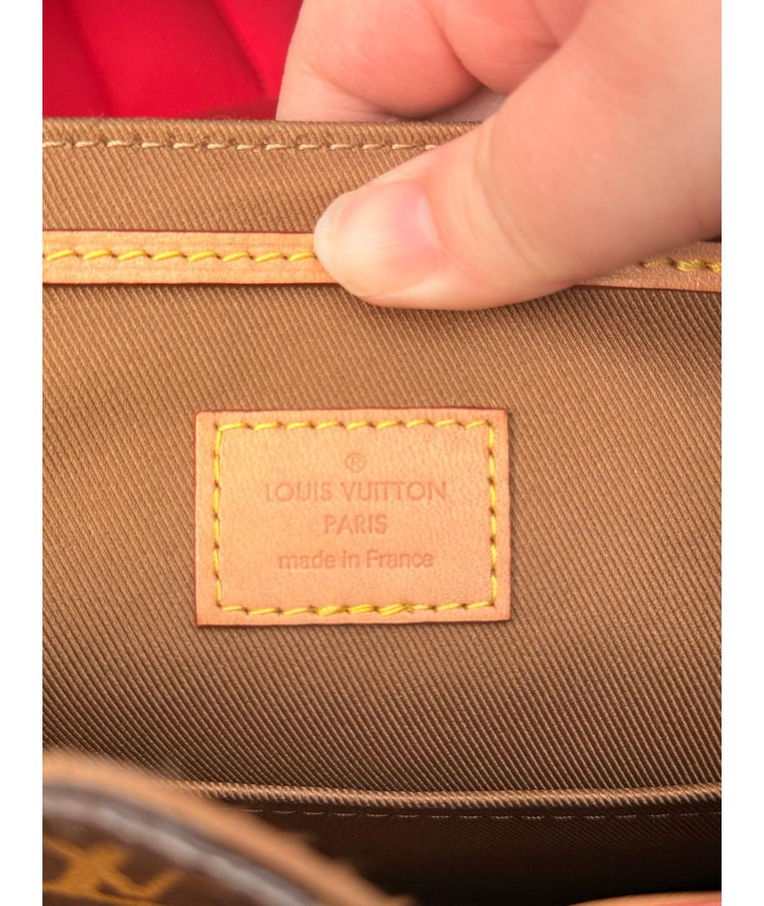 LOUIS VUITTON Коричневый рюкзак, фото 4